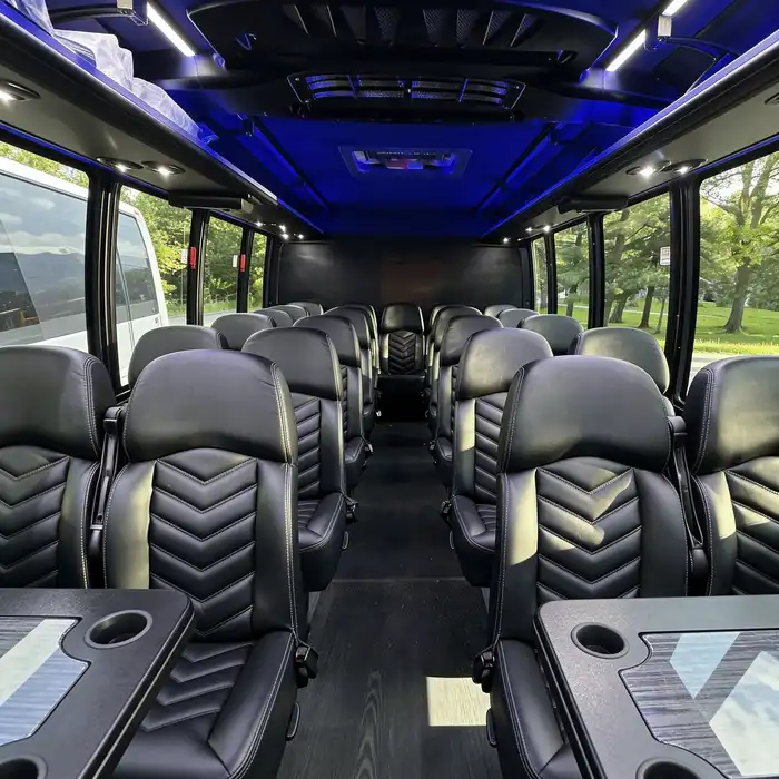 25 Passenger Minibus Interior