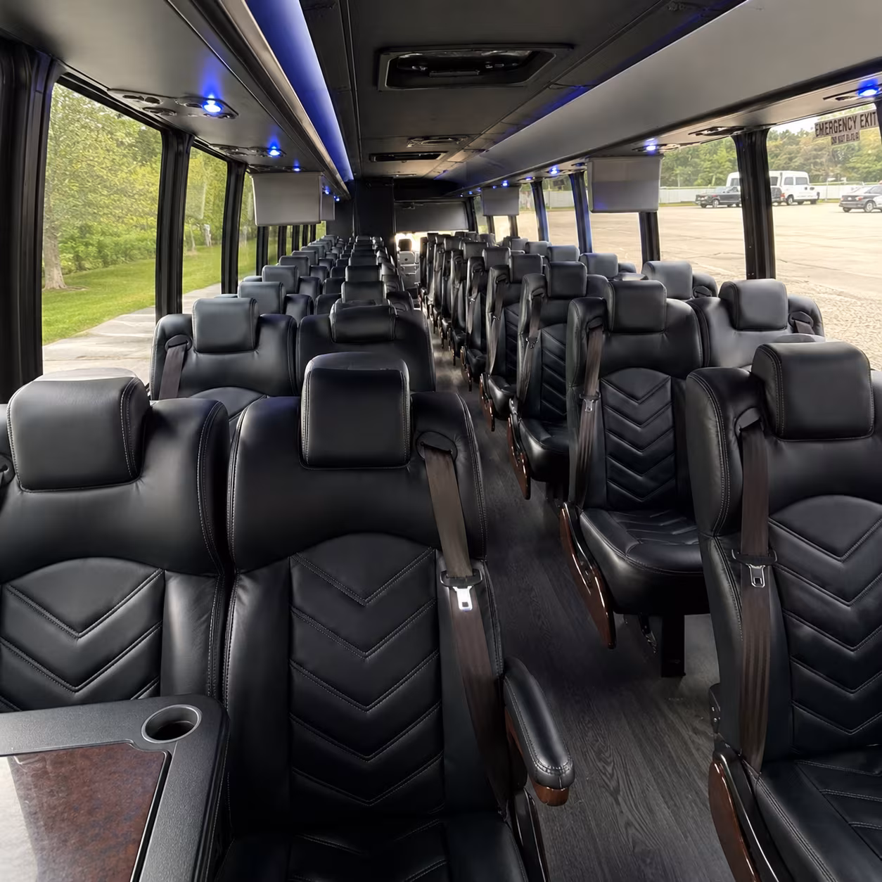 25 passenger minibus interior