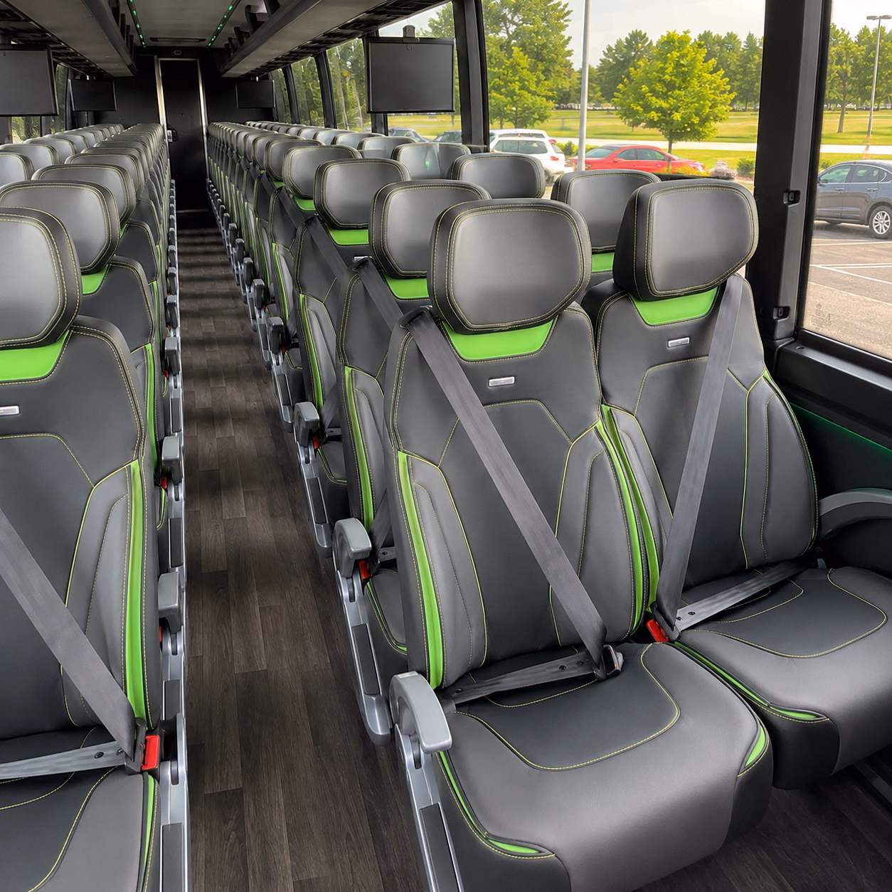 beaumont charter bus interior 2