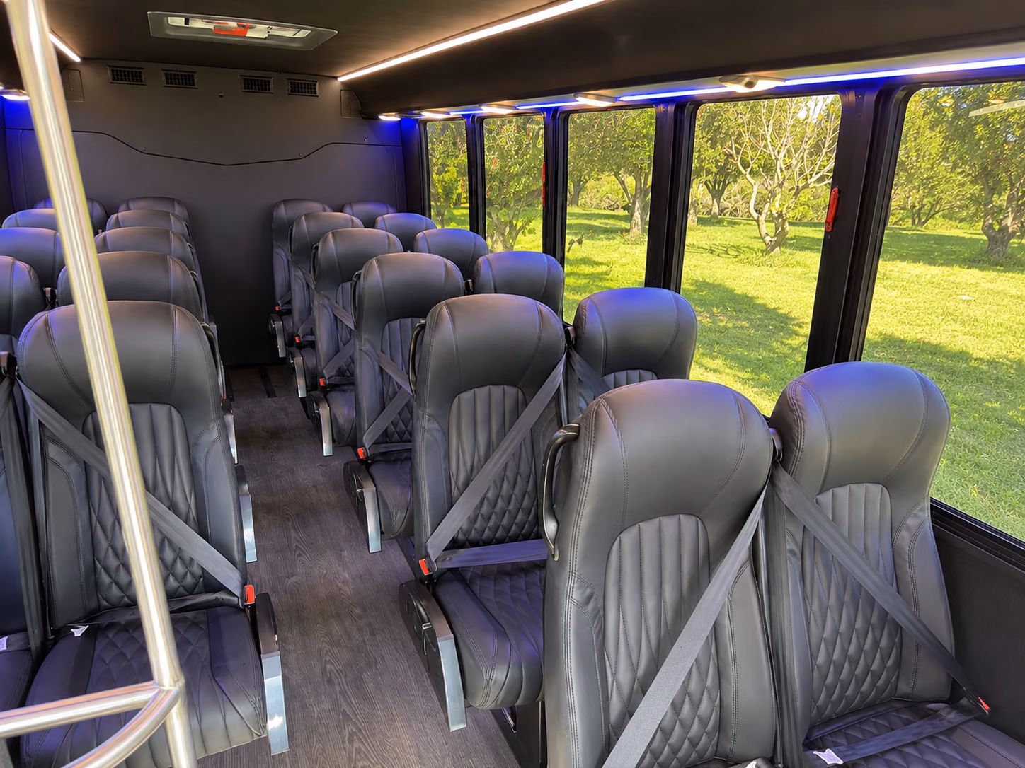 beaumont long distance transportation onboard seating