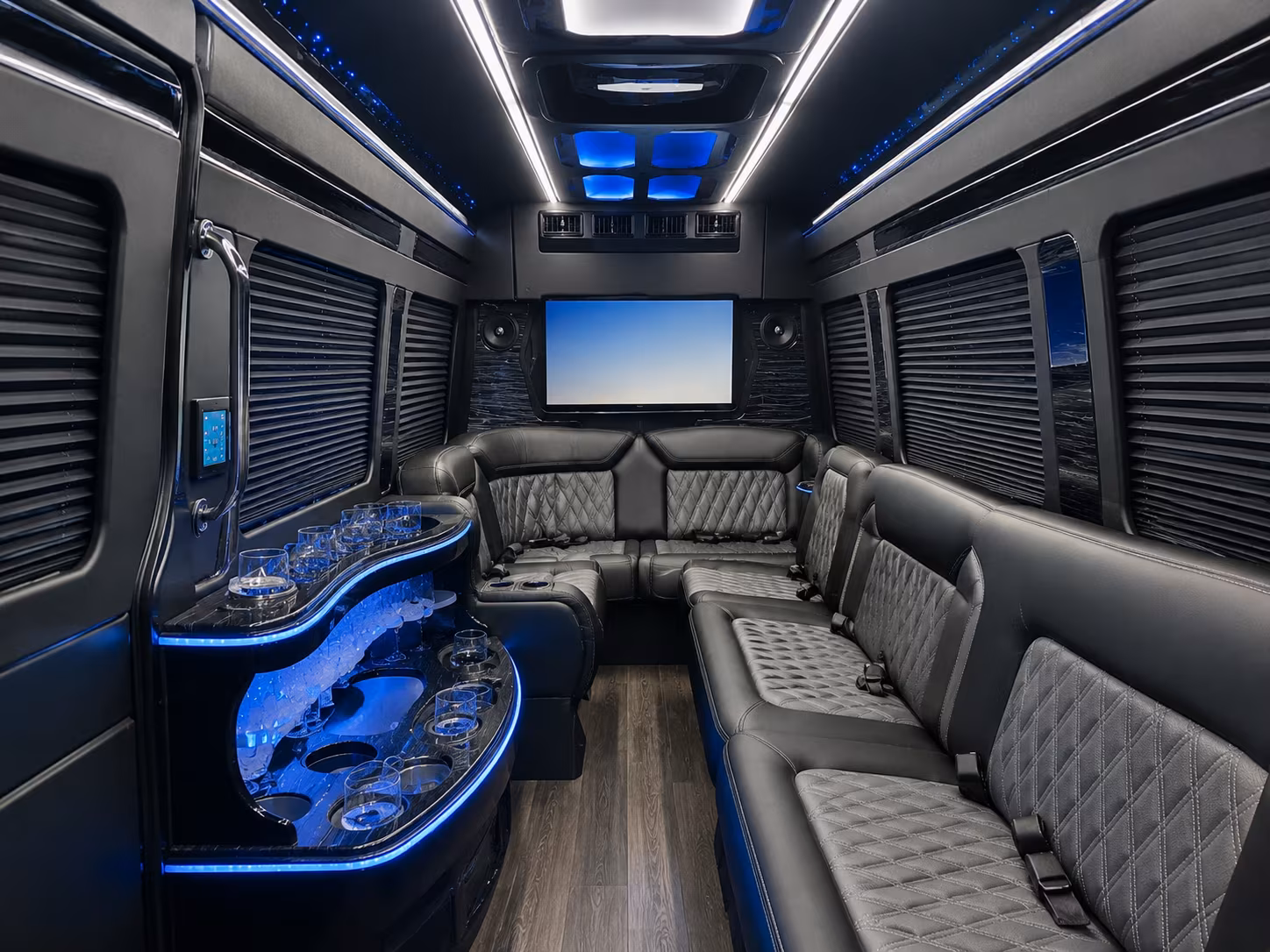 buses for lumberton and silsbee high school prom groups